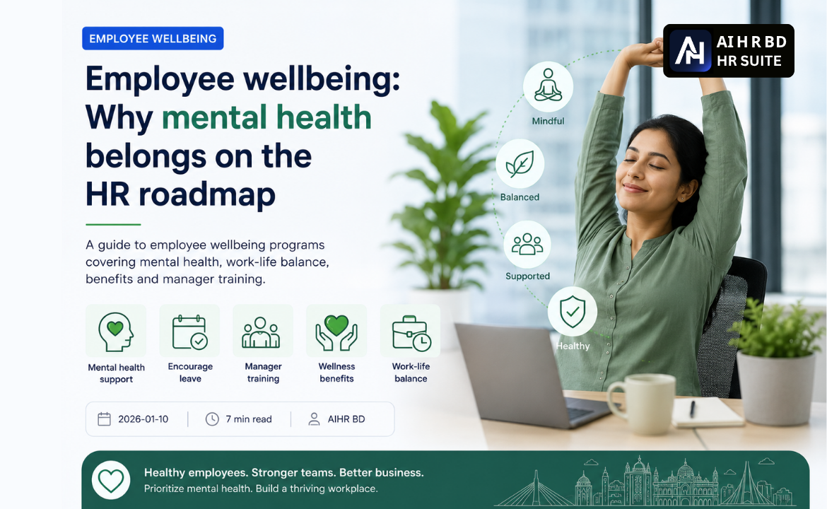 Cover image for Employee wellbeing: Why mental health belongs on the HR roadmap