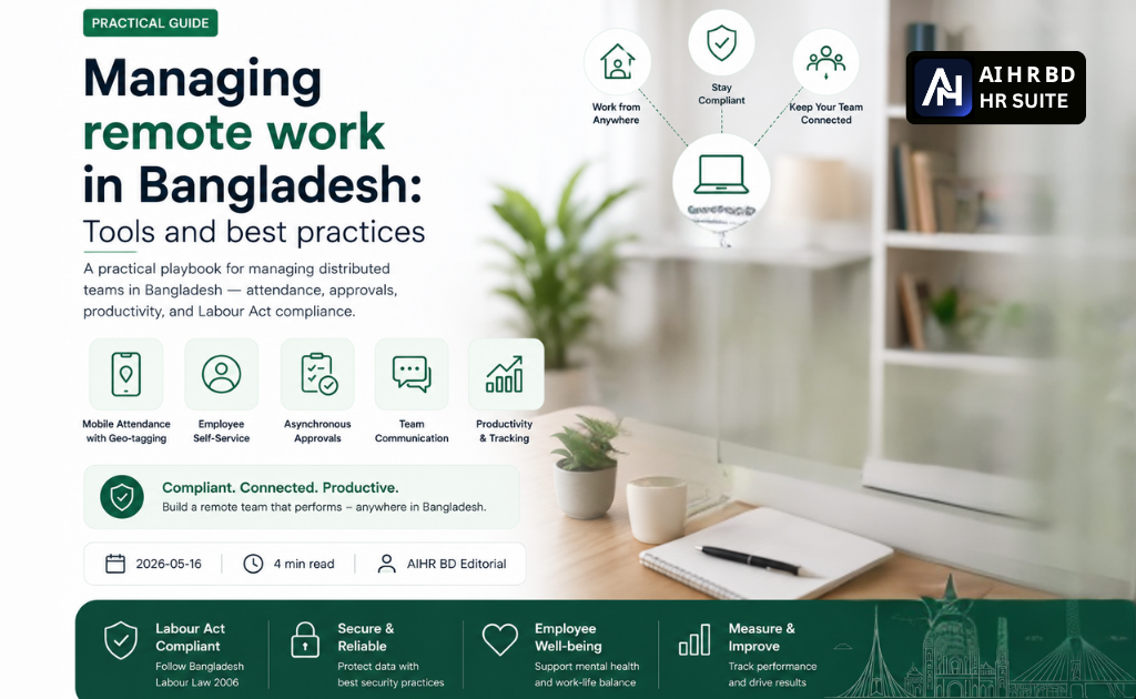 Cover image for Managing remote work in Bangladesh: Tools and best practices