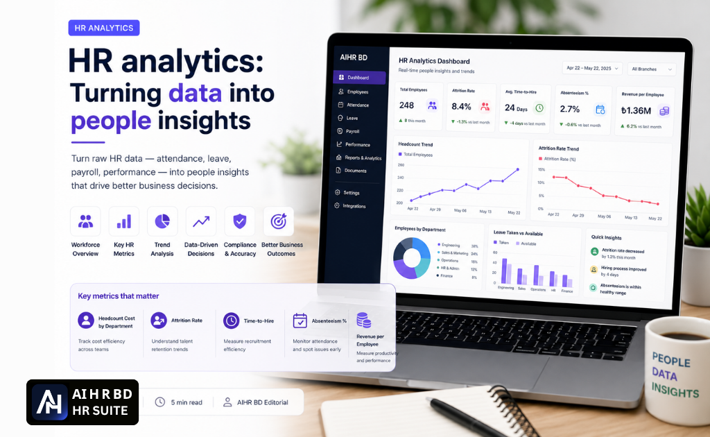 Cover image for HR Analytics for Bangladesh: Turning People Data into Decisions (2026)