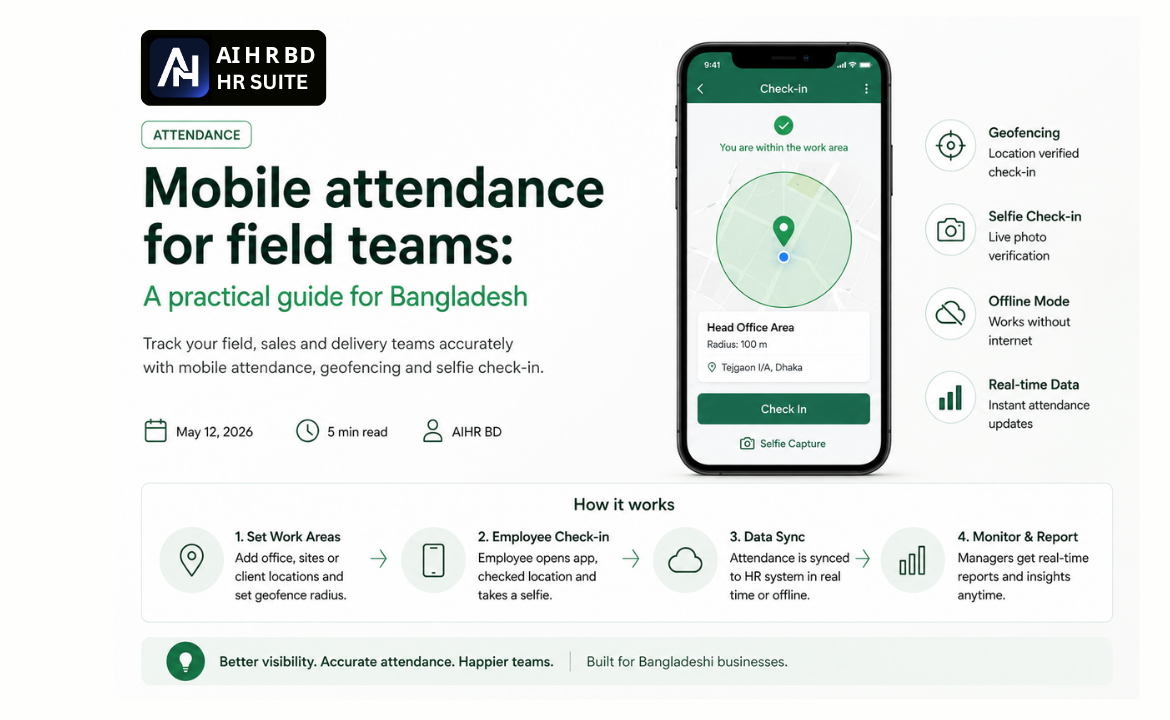 Cover image for Mobile Attendance for Field Teams in Bangladesh